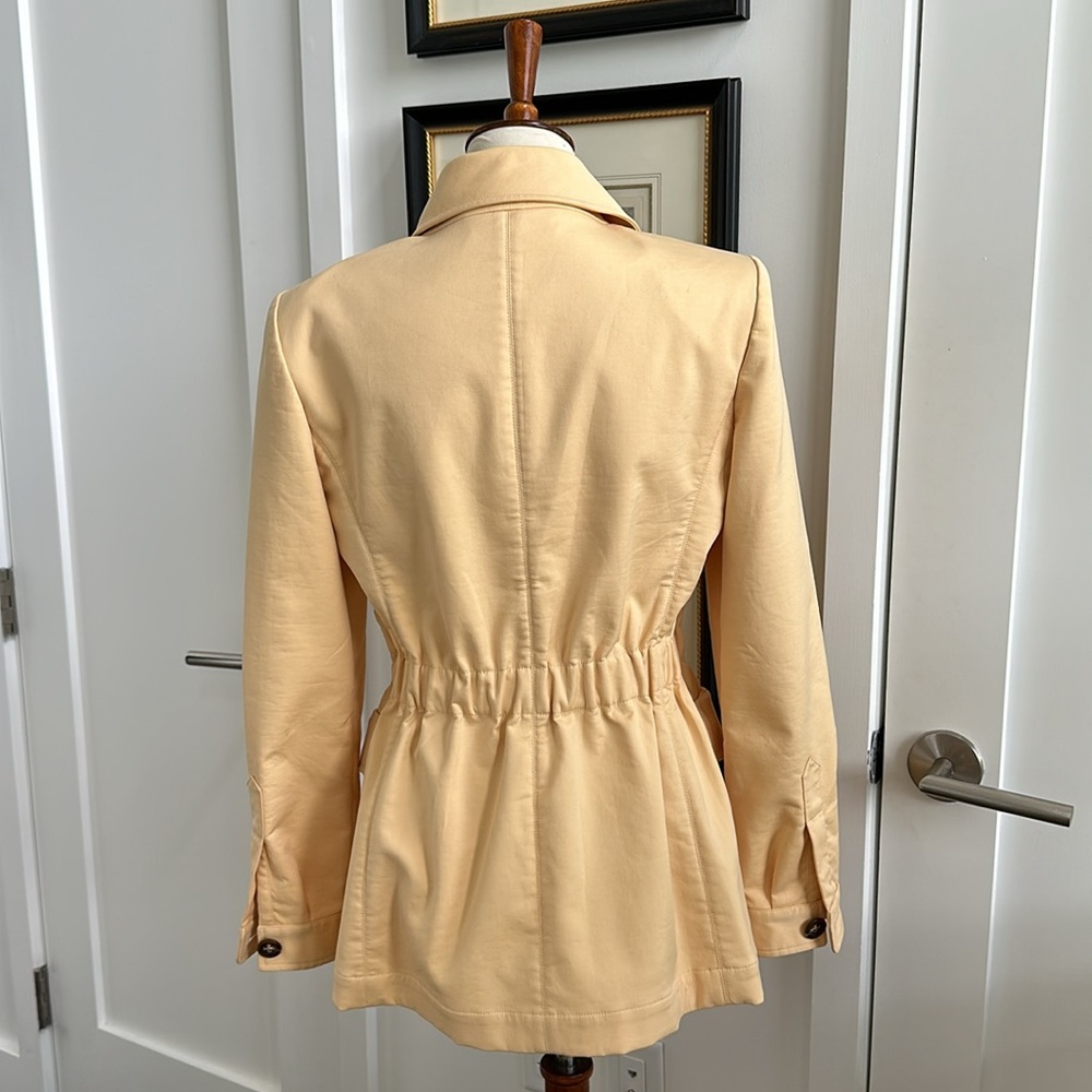 Vintage Oscar de la Renta Cotton Blend Jacket 8 - Picture 2 of 9